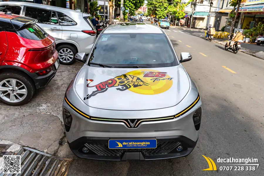 Dán Tem Decal Xe Limo Green Mẫu Tem Thiết Kế Red Bull - Ảnh 8