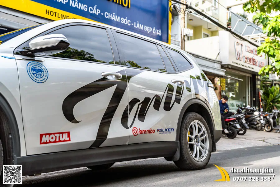 Dán Tem Decal Xe Limo Green Mẫu Tem Thiết Kế Red Bull - Ảnh 9