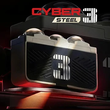 Đèn Trợ Sáng Bulbtek Cyber 3 Steel - Chiếu Sáng Vượt Trội