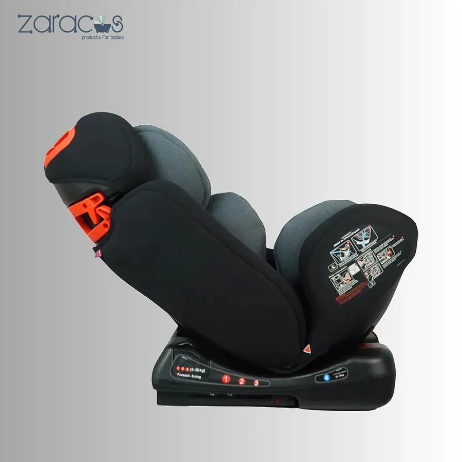 Ghế ngồi ô tô trẻ em Zaracos New Aroma 7196 màu xám - Ảnh 4