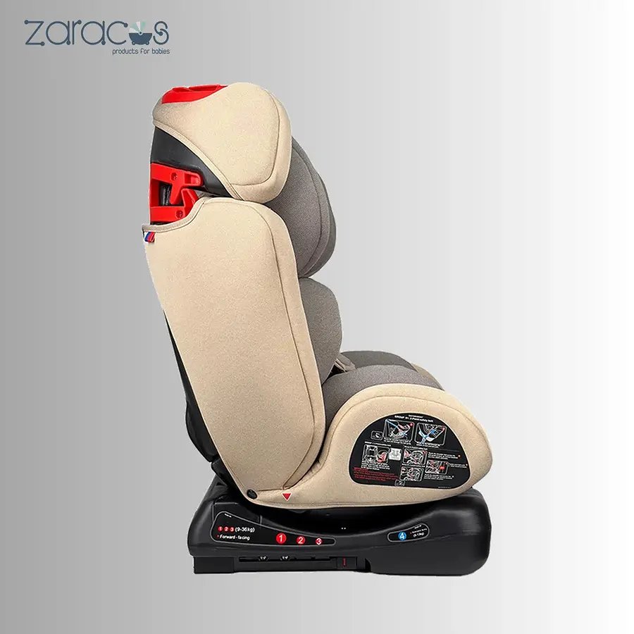 Ghế ngồi ô tô trẻ em Zaracos New Aroma 7196 màu kem  - Ảnh 3