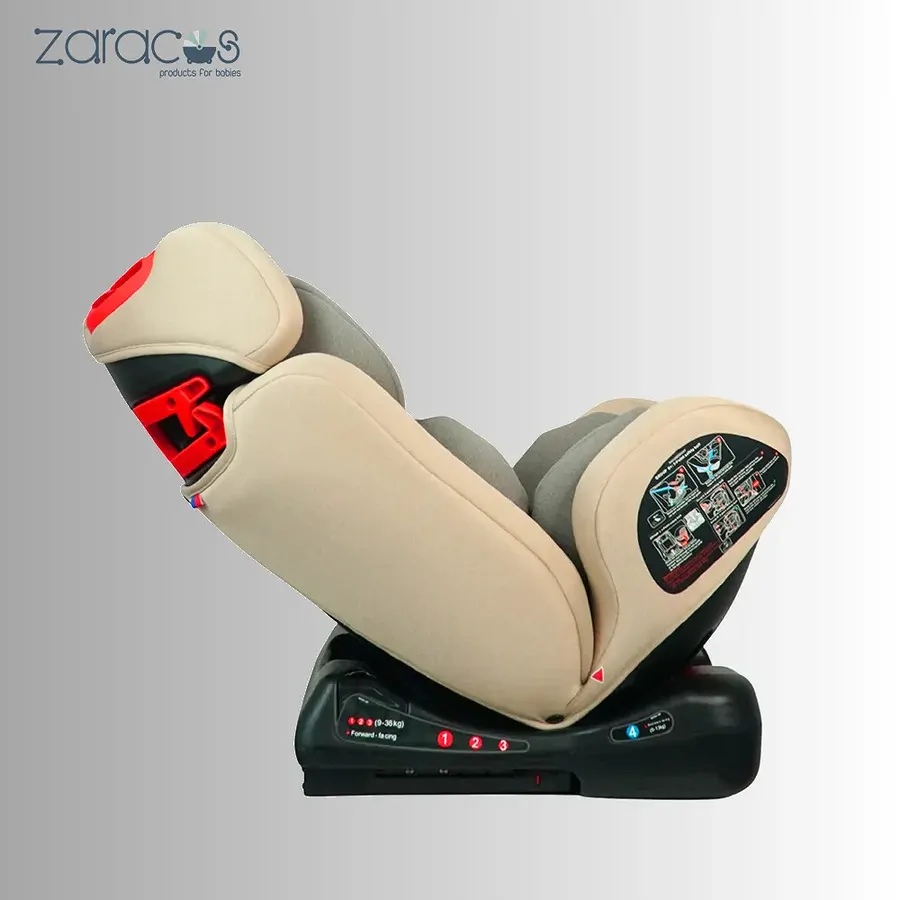 Ghế ngồi ô tô trẻ em Zaracos New Aroma 7196 màu kem  - Ảnh 4