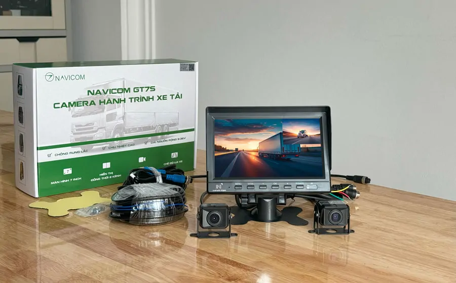 Camera Hành Trình 2 Kênh Màn Hình 7 Inch Navicom GT7S - Ảnh 3