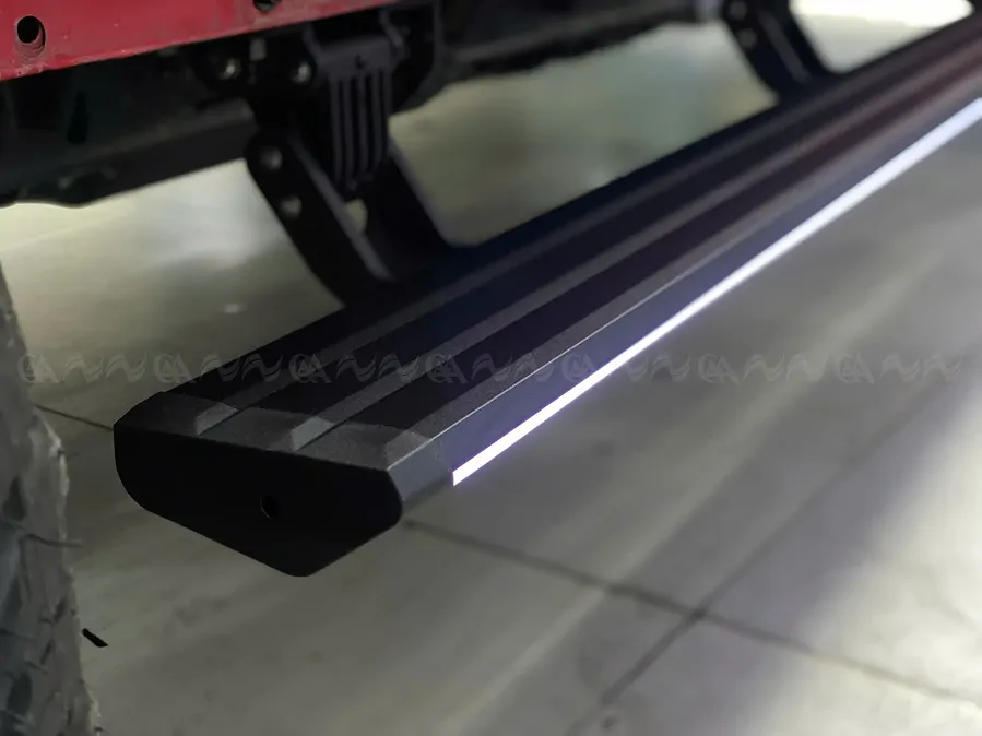 Bậc Lên Xuống Điện Jeep Wrangler 2019+ 1 Viền Led - Ảnh 6
