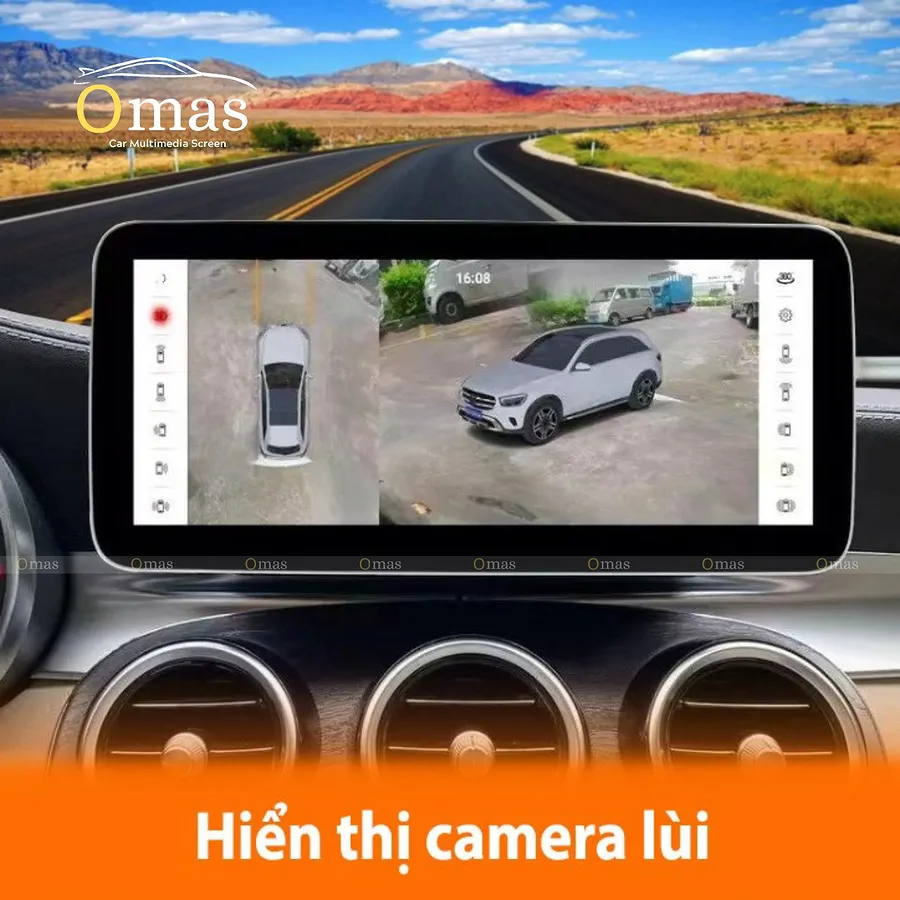 Màn Hình Android Omas C400 360 cho Mercedes C-Class W205 - Ảnh 2