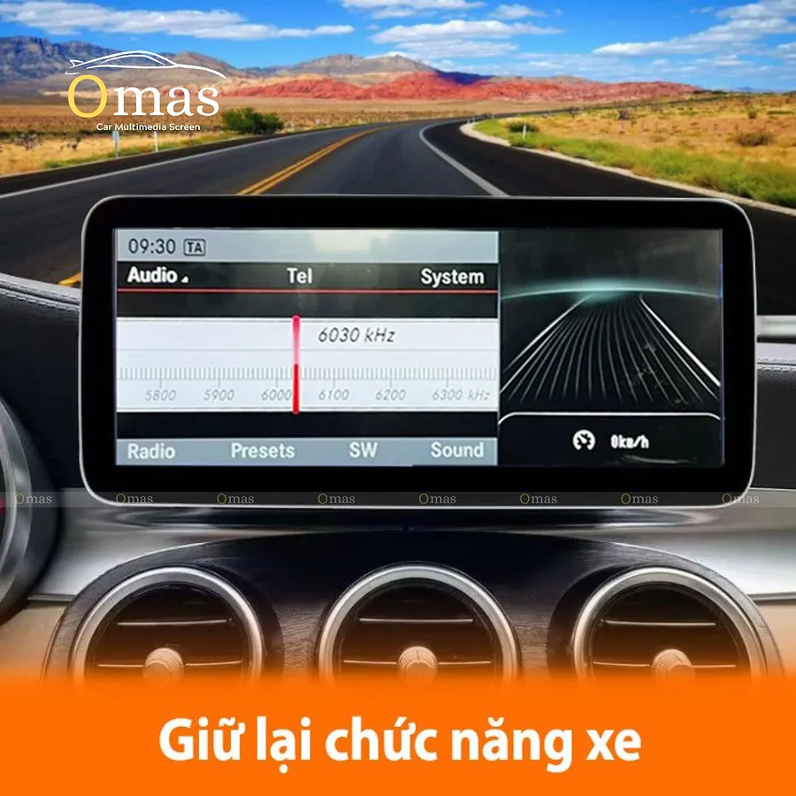 Màn Hình Android Omas C400 360 cho Mercedes C-Class W205 - Ảnh 7