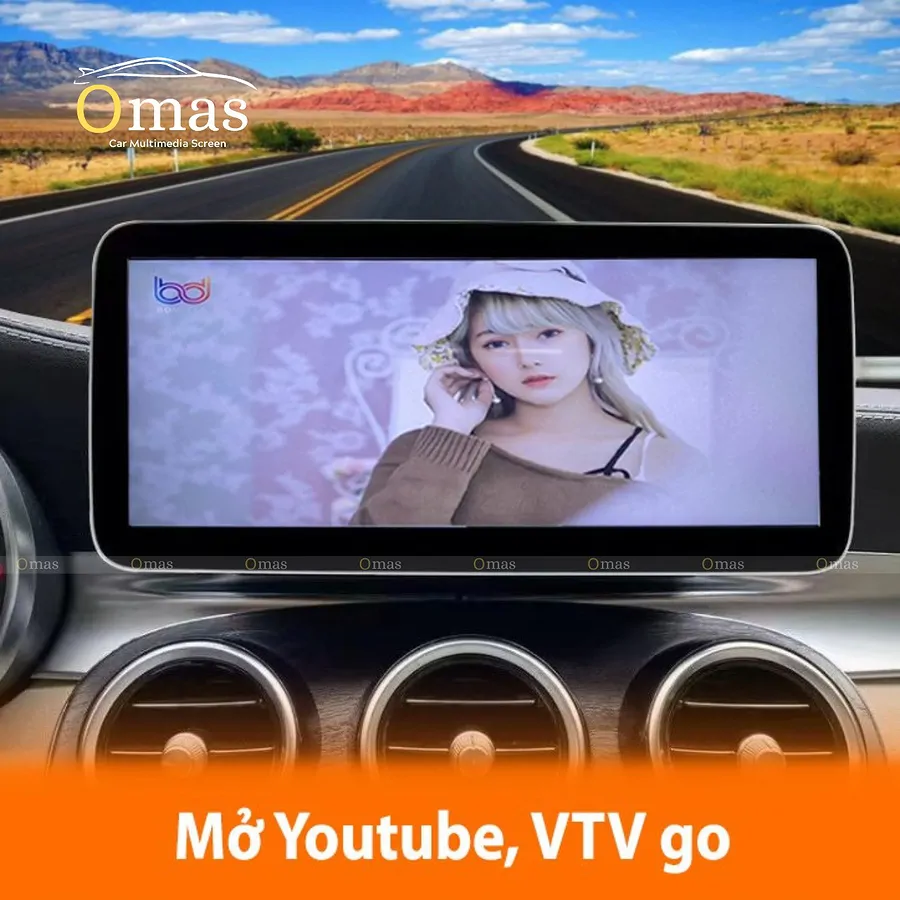 Màn Hình Android Omas C400 360 cho Mercedes C-Class W205 - Ảnh 1