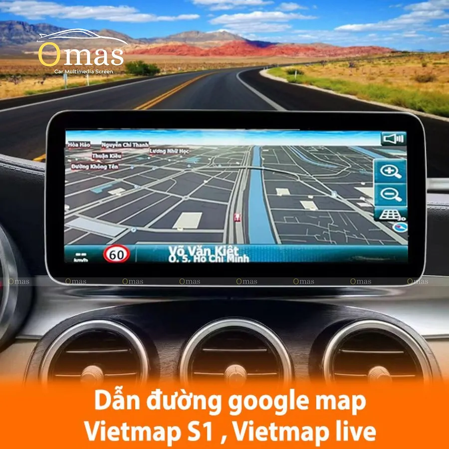 Màn Hình Android Omas C400 360 cho Mercedes C-Class W205 - Ảnh 6
