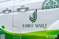 Dán tem quảng cáo xe SRM mẫu thực phẩm sạch Jumbo Mart - ảnh 4