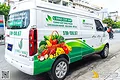 Dán tem quảng cáo xe SRM mẫu thực phẩm sạch Jumbo Mart - ảnh 3