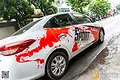 Dán tem sườn xe Vios thể thao phong cách Sport đỏ trắng cá tính - ảnh 2