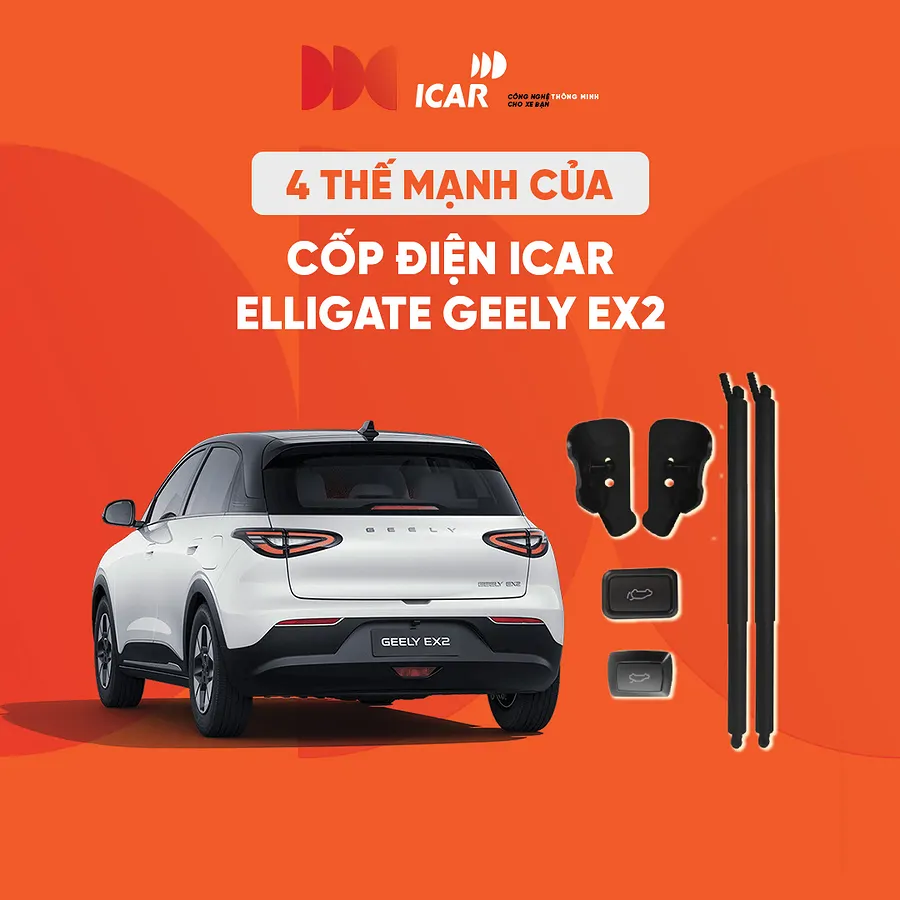 Ty Cốp Điện Geely EX2 Elligate - Tự Động, An Toàn, Tiện Nghi - Ảnh 2