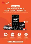 Thiết Bị SLIM Icar Điều Khiển & Quản Lý Từ Xa Cho Geely EX2 - ảnh 1