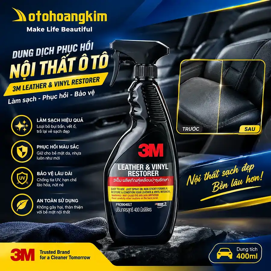 Chai 3M 39040LT Dưỡng Nội Thất - Ảnh 1