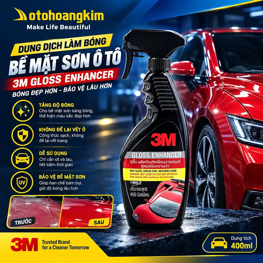 Chai 3M 39034LT Xịt Bóng Sơn 400ml - Ảnh 1