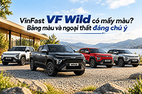 VinFast VF Wild có mấy màu? Bảng màu và ngoại thất đáng chú ý