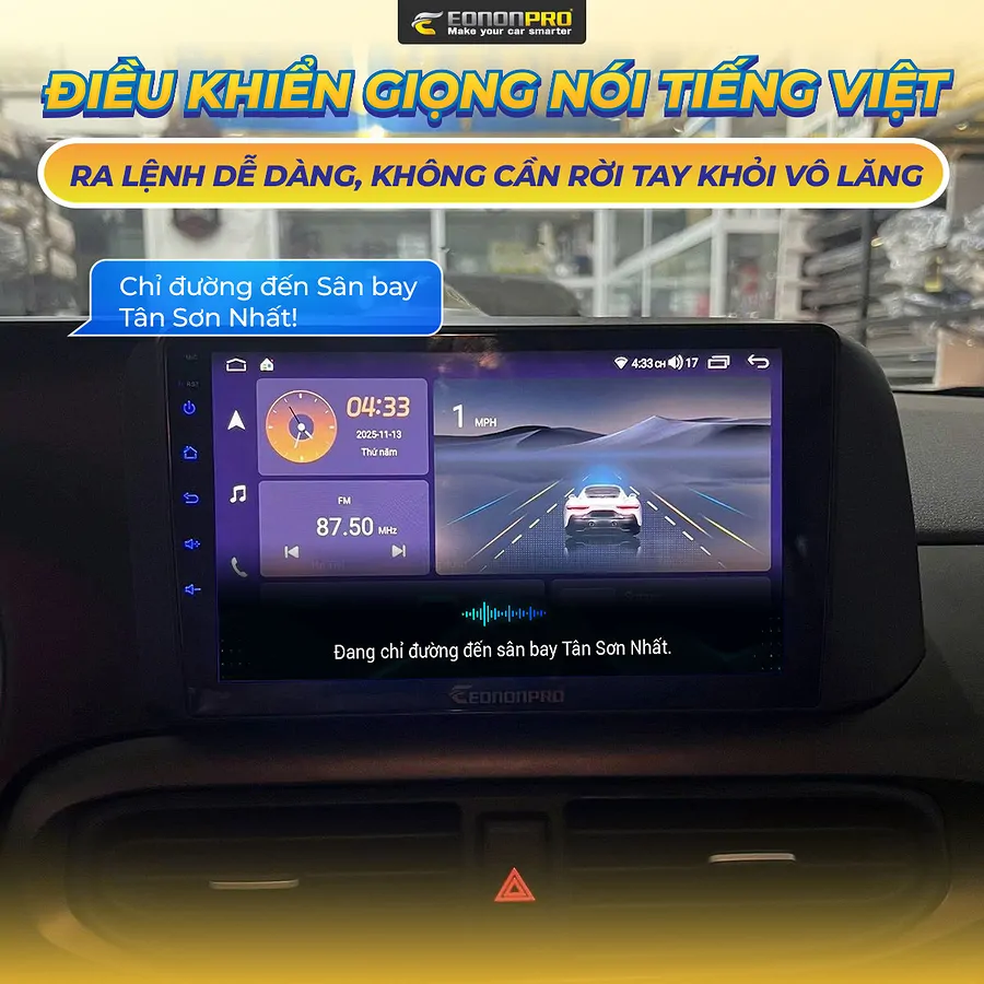 Màn hình Android EononPro V100: Giải trí & Dẫn đường thông minh - Ảnh 3