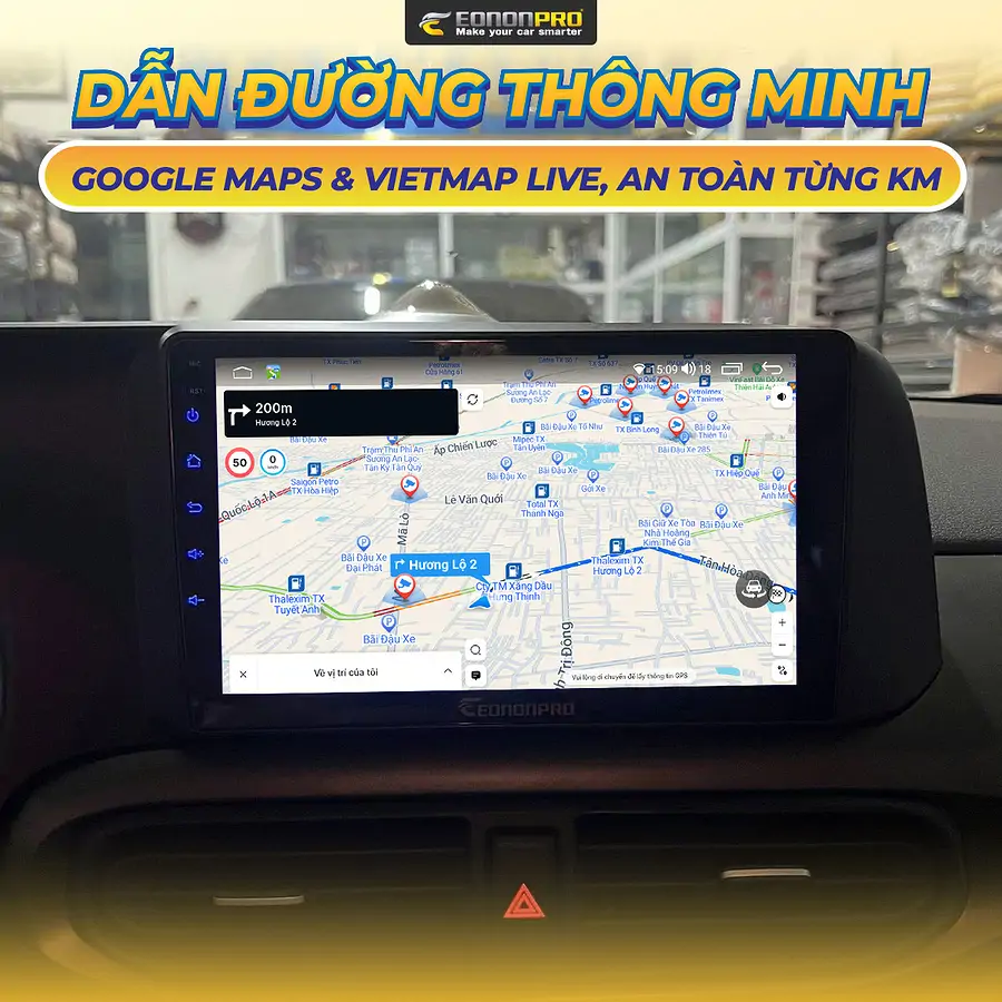 Màn hình Android EononPro V100: Giải trí & Dẫn đường thông minh - Ảnh 2