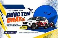 Tặng tem Halloween khi nâng cấp xe tại Ô Tô Hoàng Kim! 