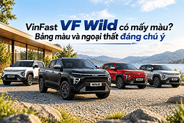 VinFast VF Wild có mấy màu? Bảng màu và ngoại thất đáng chú ý