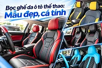 Bọc ghế da ô tô thể thao:Mẫu đẹp, cá tính %currentyear%