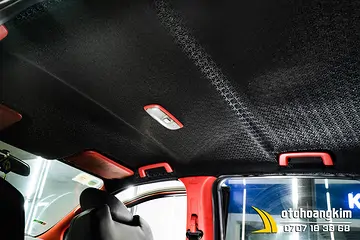 Bọc Trần Da 8D Màu Đen Xe Ranger