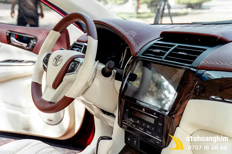 Đổi màu nội thất Toyota Camry - Ảnh 3