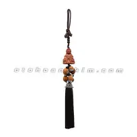 Dây treo gỗ phật Quan Âm (dây đen)