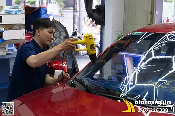 Dán Phim Cách Nhiệt 3M BLK Xe Vinfast Limogreen