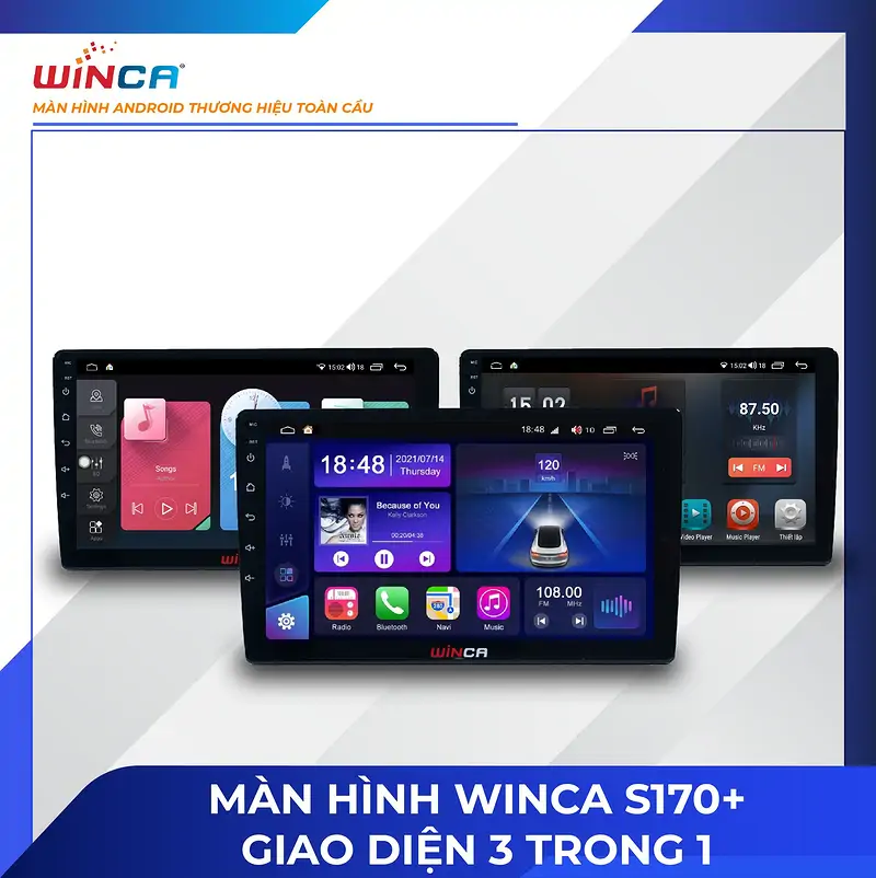Màn hình android Winca S170+ QLED Pro 360 10 inch - Ảnh 4