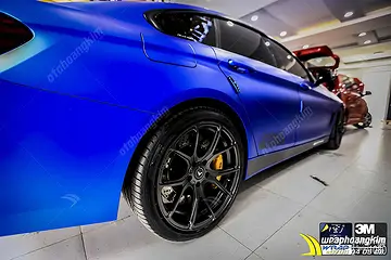 Dán đổi màu xanh lì ảo giác BMW 428I