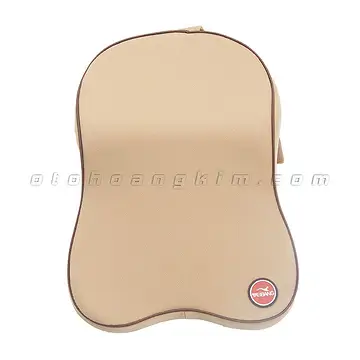 Gối cổ GC08 cao su non lớn kem