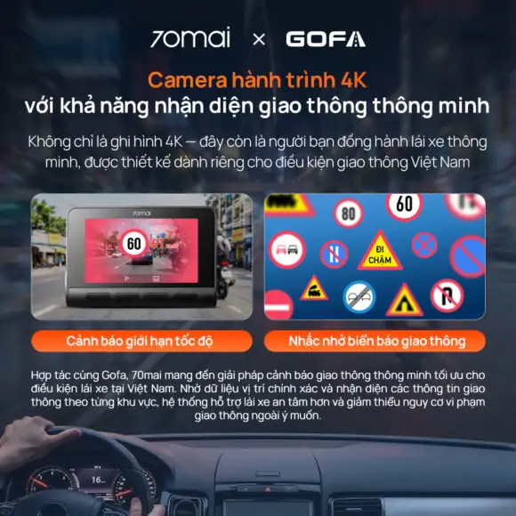 Camera hành trình 70mai A800SE Speedeye (Trước) - Ảnh 7