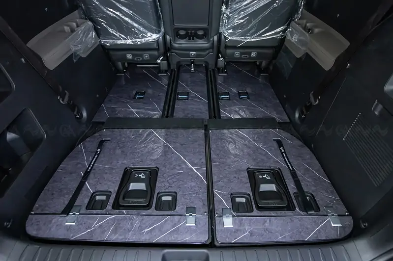 Sàn Limousine Carnival vân đá DVF105 - Nâng tầm nội thất ô tô - Ảnh 6