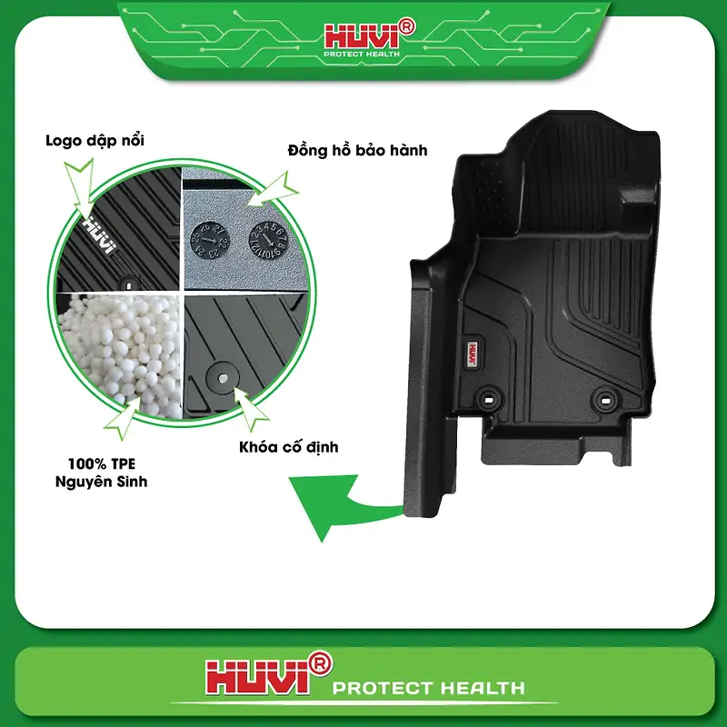 Thảm sàn Huvi MG7 tràn viền - Ảnh 2