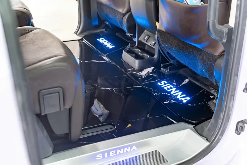 Sàn Limousine Sienna vân đá DVF102 - Nâng tầm nội thất xe - Ảnh 3