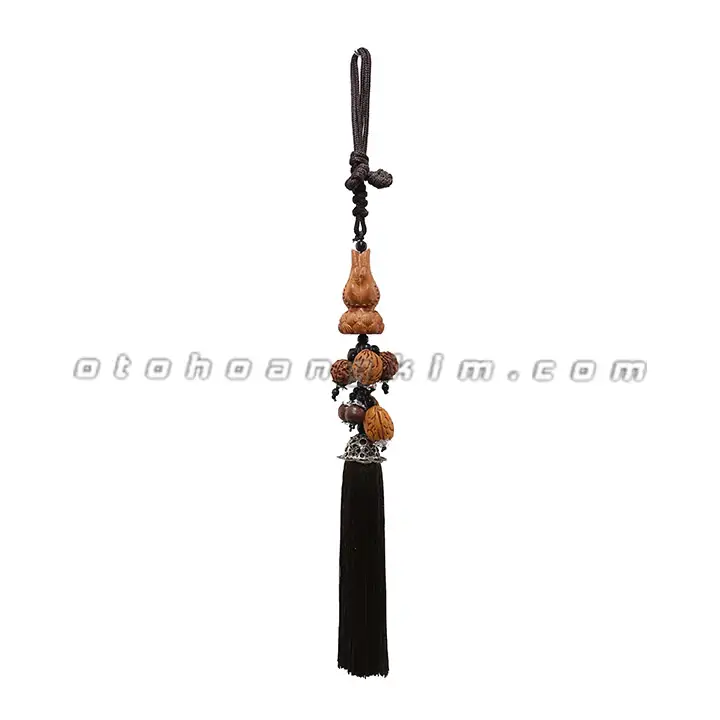 Dây treo gỗ tay phật (dây đen) - Ảnh 2