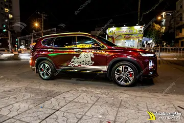 Tem Xe Hyundai Santafe - HSA017