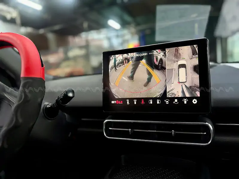 Camera 360 Setcar Limo Green Tích Hợp Màn Hình Theo Xe - Ảnh 2