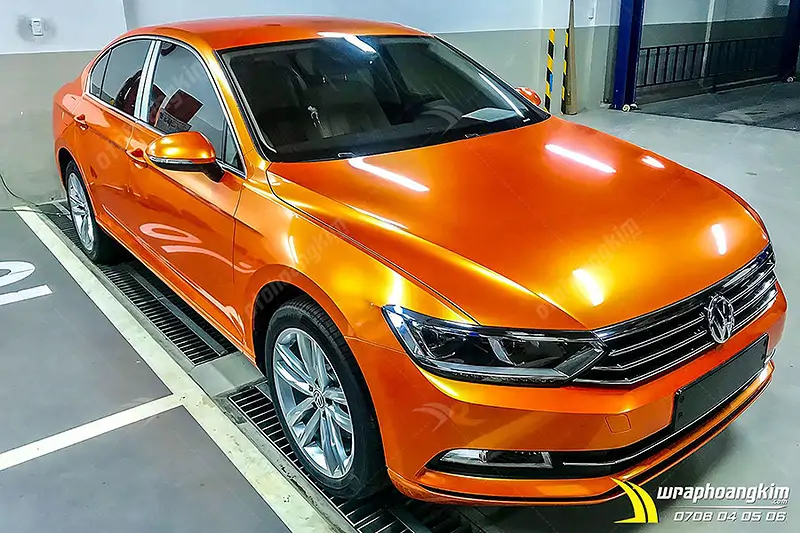 Dán đổi màu Candy cam ma thuật Volkswagen Passat - Ảnh 2