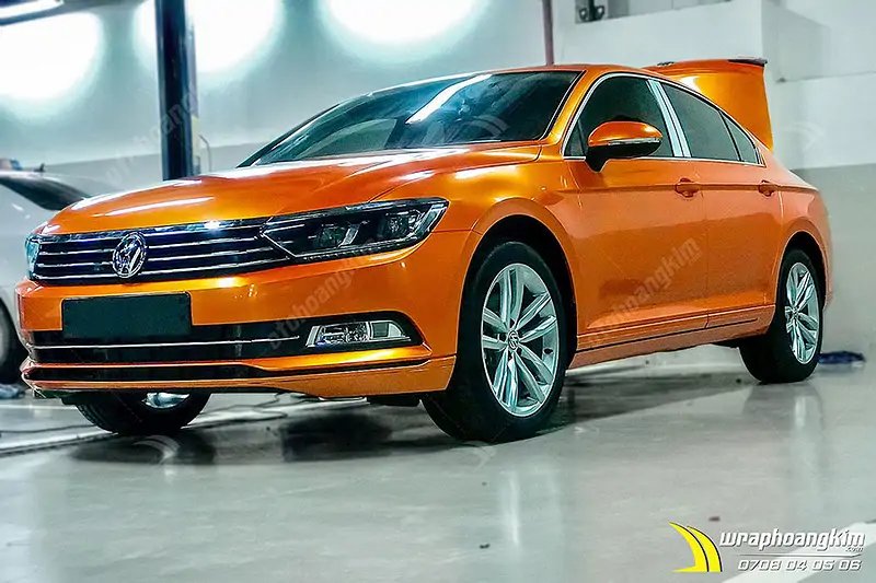 Dán đổi màu Candy cam ma thuật Volkswagen Passat - Ảnh 3