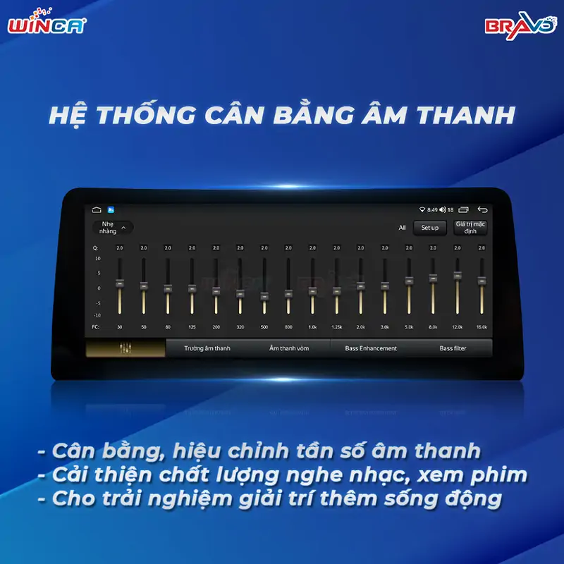Màn hình android Winca S300+ Pro 360 12.3 inch thông dụng - Ảnh 9