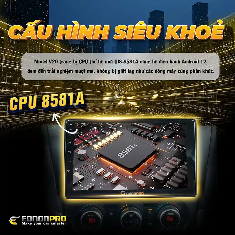 Màn hình android EononPro V20 9 inch - Ảnh 2
