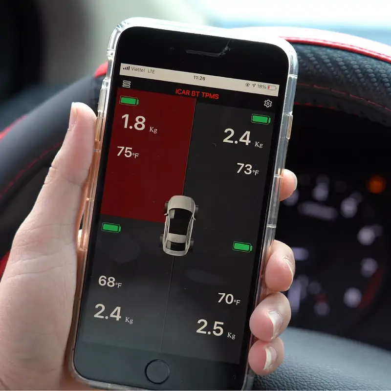 Cảm biến áp suất lốp Icar Ellisafe i32 cho ô tô - Ảnh 2