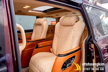 Ghế điện Limousine kết hợp ghế ngả phẳng xe Kia Sedona