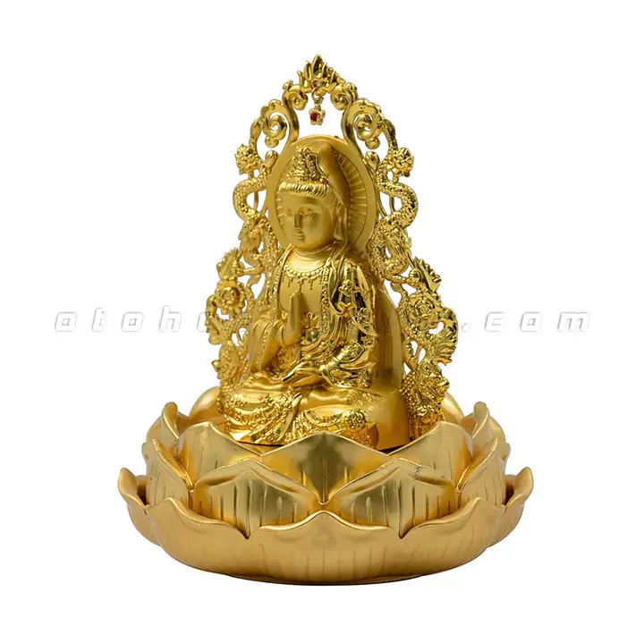 Tượng phật vàng quan âm Song Long - Ảnh 4