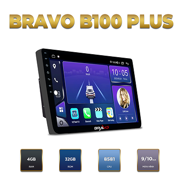 Màn hình android Bravo B100 Plus 10 inch