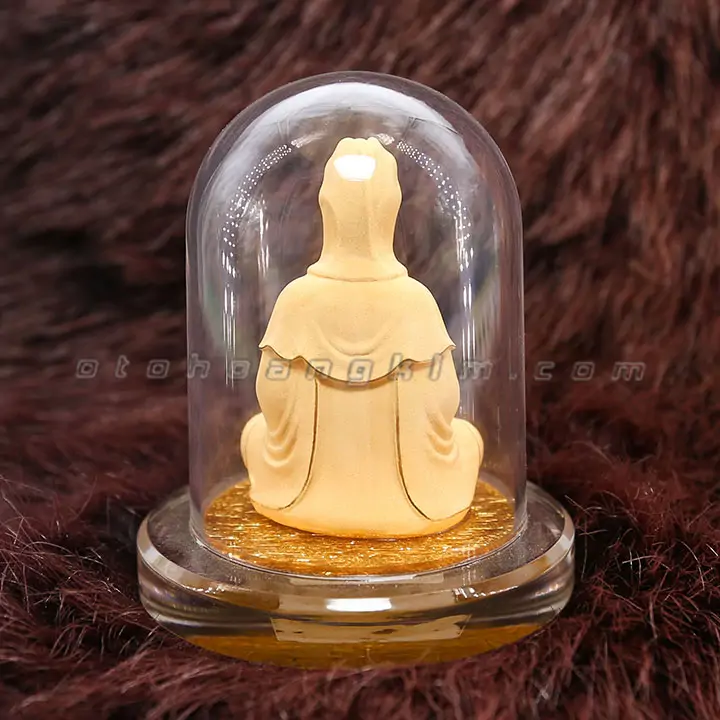Tượng phật Quan Âm mạ vàng - Ảnh 3