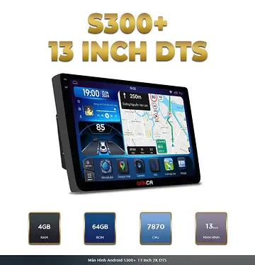 Màn hình Android Winca S300+ 2K DTS 13 inch
