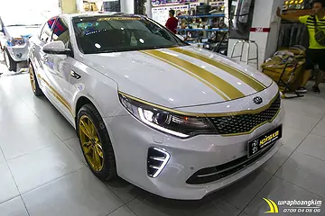 Dán đổi màu Candy trắng Kia Optima